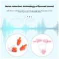 thumbnail image 4 of stanreset Waterproof Nose Clip Swimming Anti-noise Earplug for Protection Ear Protector Pink 1Set, 4 of 6