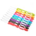 thumbnail image 3 of 9PCS Crochet Hooks Set Knitting Smooth Needle Tools Ergonomic Plastic Handle Aluminum Hooks(#1), 3 of 10