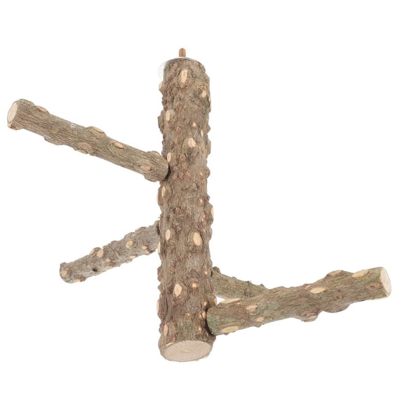 QJUHUNG Parrot Standing Pole Bird Toys Parakeet Cage Perch Bird Perch Branch Perches for Bird Cages