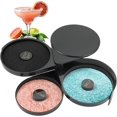thumbnail image 1 of AMGSH 3-Tier Bar Glass Rimmer Bartender Tool with Sponge | Margarita Salt Rimmer Set, 3-Tray Black Plastic Bar Accessories Bartending Supplies, Salt Rimmer for Cocktails, 1 of 6