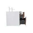 thumbnail image 4 of SERA Fleur Bathroom Vanity Walnut, 4 of 7