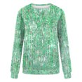 thumbnail image 5 of DPTALR Chandail à Col Rond Imprimé pour Femmes, Manches Longues, Blouse Confortable, 5 of 5