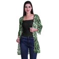 thumbnail image 2 of Moomaya Viscose Georgette Printed Short Shrug Long Sleeves Cardigans For Women, 2 of 5