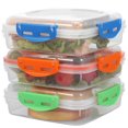 thumbnail image 1 of 3 Pcs Contenants à Sandwich 16.9oz Contenants de Stockage Alimentaire Boîte à Lunch Réutilisable pour la Maison, 1 of 10