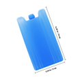 thumbnail image 2 of OULII 2Pcs Large Ice Packs for Coolers Blue Reusable Freezer Packs for Food Fresh Keeping, 2 of 6
