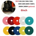 thumbnail image 4 of 6 Inch 150mm Dry/wet Diamond Polishing Pads Flexible Grinding Discs For Granite, 4 of 5