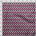 thumbnail image 3 of oneOone Cotton Poplin Fabric Geometric Ikat Print Sewing Fabric BTY 42 Inch Wide, 3 of 4