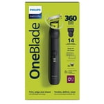 Philips OneBlade 360 Face & Body Pro, Li-Ion, 14-Length Settings
