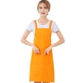 thumbnail image 5 of EGNMCR H Back Style Apron With Pocket For Women Men Adjustable Large Size Comfortable Kitchen Home Cooking Cooking Apron, 5 of 5