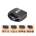 thumbnail image 4 of Multi-Functional Household Breakfast Press - Replaceable & Washable Tray for Sandwich ,Easy to Operate, 4 of 5