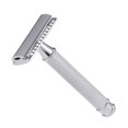 thumbnail image 2 of Double-edged Shaving Razor Set Safety Beard Razor with Shaving Razor Base Protective Cover Mustache Removal Shaving Tool Fashionable Sustainable and Durable, 2 of 8