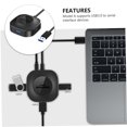 thumbnail image 3 of UPGRATOR 1Pack Computer Usb Port Hub ABS Plastic for Laptop Downward Compatible, 3 of 8