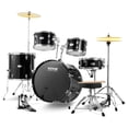thumbnail image 1 of VEVOR Adult Drum Set, 5-Piece, 22 inches Complete Full Size Drum Kit with Bass Toms Snare Floor Drum Adjustable Throne Stands Cymbal Hi-Hat Peda, 1 of 9