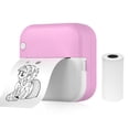 thumbnail image 1 of TFixol Pink M3 Mini Pocket Printer, 57mm Thermal Printer for Notes, Images, Web, Text, Memos, Lists, 200dpi, BT/USB, 800mAh Battery, Includes 1 Roll Paper., 1 of 6