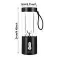 thumbnail image 2 of 530ML Powerful Portable Suitable For USB Type C Rechargeable Food Processors Fruit Mixers Mini Juicers Mixing Cups Juicer Stainless Mini Juicer Juicer Stainless Steel Fruit Juicer High Power Juicer, 2 of 4