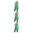 thumbnail image 2 of Transemion 12pcs Woman Apron With Pockets Efficient And Stylish Cooking Companion Adjustable Half-length Adult Apron Polyester green 3Set, 2 of 6