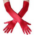thumbnail image 5 of Women Long Gloves Satin Opera Evening Party Prom Costume Gloves, 5 of 5