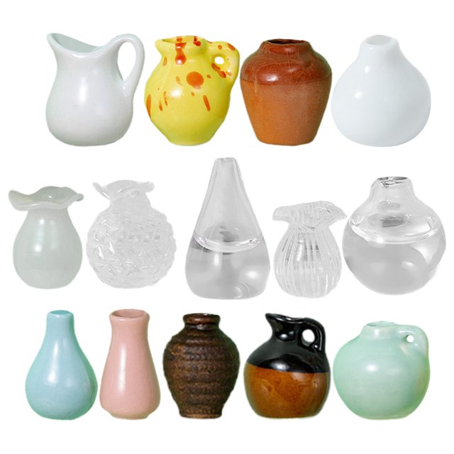 Clearance! Vase Magnets Ceramic Vase Refrigerator Magnets 3D Ceramic Flower Vase Cute Plant Vase Fridge Magnets Kitchen Decoration