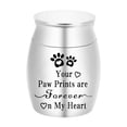 thumbnail image 2 of Urne pour Animaux Pot Commémoratif Chats Chien Produits Funéraires Urne en Alliage Scellée, 2 of 6