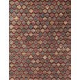 thumbnail image 1 of Ahgly Tapis d'Intérieur Rectangulaire Abstrait Rouge, 7 Pieds x 10 Pieds, 1 of 6