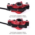 thumbnail image 4 of moobody Bicycle Hydraulic Disc Brakes Front Rear Calipers Set for MTB Mountain Bike Left Right Brake Lever Kit with 160mm Disc Rotor, 4 of 7