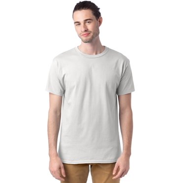 Hanes T-Shirt en Coton Essentials pour Hommes Lot de 6, m, Blanc