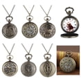 thumbnail image 1 of PVCS Montre de Poche à Quartz Vintage Steampunk avec Motif Personnalisé et Chiffres Romains, 1 of 3