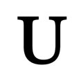thumbnail image 1 of Village Wrought Iron LET-U-M Letter U Medium, 1 of 3