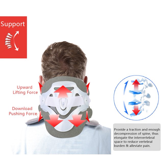 Neck Traction Device, Lightweight Neck Traction, For Relieve Cervical Muscles Stress Relieve Nerve Tissue Stress
