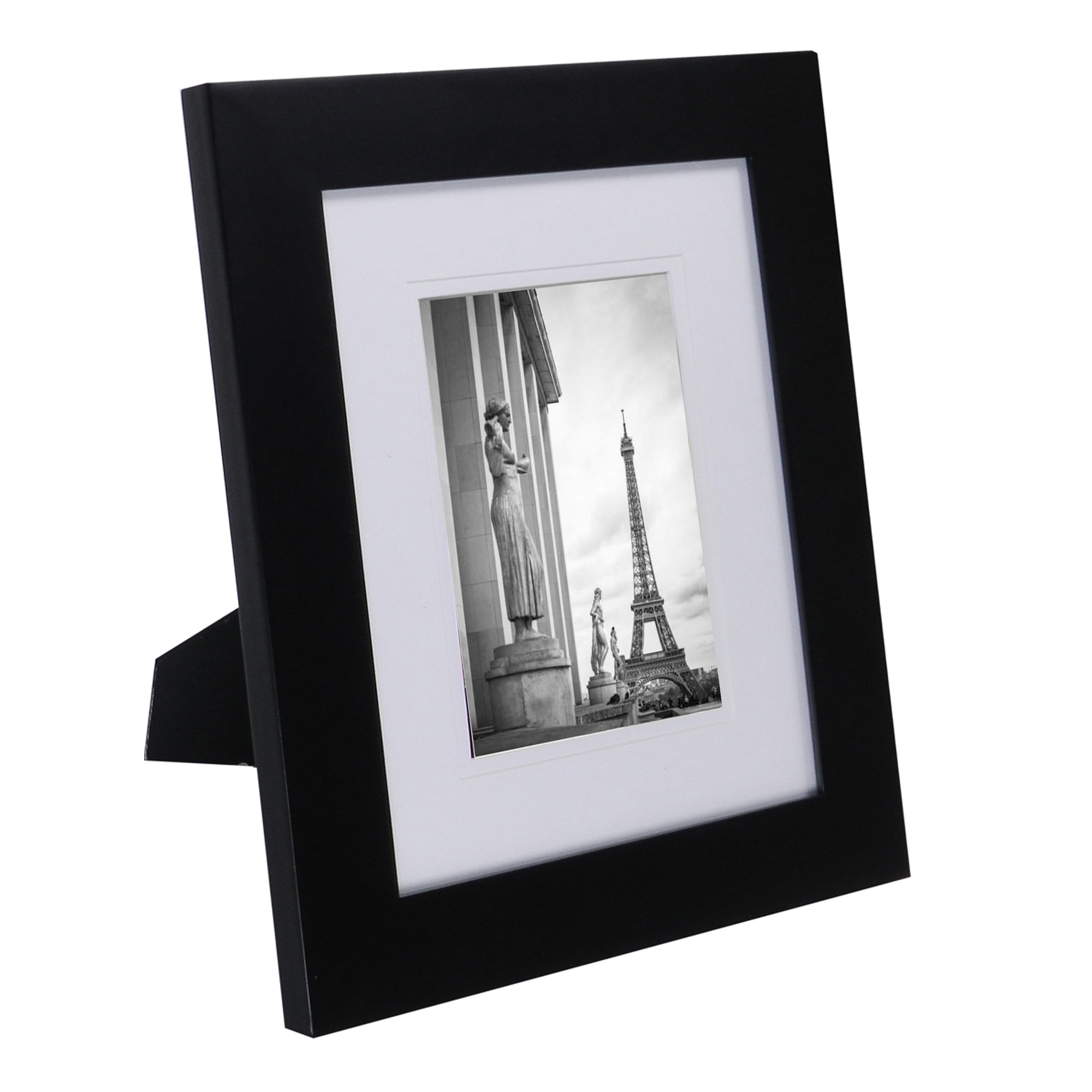 Unbranded Cadre photo Museum 6x8po , finition noir, Cadre décoratif pour table et mur