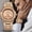 RG, variant on TopLLC Men's Watch Fashion Wrist Watch Men's Fully Rhinestone Watches Quartz Lced Out Gold Diamond Wristwatch Watch for Men
