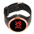 thumbnail image 3 of Sports Watch, Adjustable Red LED Birthday Gift Safe Portable Student Digital Watch Flexible  For Outdoor Camping For Children Rose Gold, 3 of 8