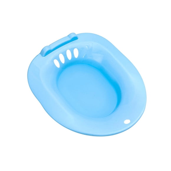 Toilet Seat Sink Woman Sits Bath Deep Bowl over The Toilet Hip Bath Tub Durable Fits Standard Toilets and Commode Chair Wide Seating