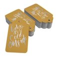 thumbnail image 2 of Inkdotpot 100 Pack Real Silver Foil Paper Tags Baby It's Cold Outside Baby Shower Favor Hang Tag, 2 of 6