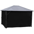 thumbnail image 3 of Rideau noir pour gazebo - 12 x 16, 3 of 4