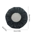 thumbnail image 4 of Sentmoon Stool Stool Covers Round Waterproof Leather Round Bar Stool Covers Oppose Slip Round Bar Stool Seat Cover With Elastic Bands Sturdy Round Chair Rolling Stool, 4 of 7