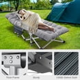 thumbnail image 4 of ABORON 2 Packs Oversized XXL Folding Camping Cot for Adults & Kids, 78" L x 32" W x 18" H Large Folding Guest Bed Cots, Sleeping Cot Folding Bed with 2 Sided Mattress & Carry Bag, Up to 900lbs, 4 of 7