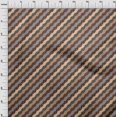 thumbnail image 4 of oneOone Georgette Viscose Brown Fabric Patchwork Craft Projects Decor Fabric Printed By The Yard 42 Inch Wide, 4 of 5