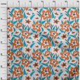 thumbnail image 3 of oneOone Velvet Light Pink Fabric Florals Craft Projects Decor Fabric Printed By The Yard 58 Inch Wide, 3 of 4