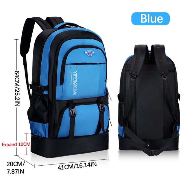 RKSTN school backpack Travel Backpack For Mountaineering, Large Backpack Men's Large Travel Backpack Mountaineering Outdoor Large Capacity Luggage Backpack