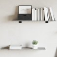 thumbnail image 1 of vidaXL Bookshelf Boards 4 pcs Concrete Grey 80x20x1.5 cm Engineered Wood, 1 of 5