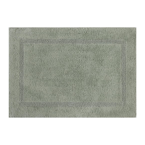 Better Homes & Gardens Cotton Reversible Bath Rug, Green River, 17" x 24"