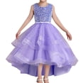 thumbnail image 2 of Kcodviy Robe de Demoiselle d'Honneur pour Fille Robe Chic pour Fille Robe Élégante en Dentelle pour Baptême Dos en A Robe de Mariée Robes de Fête, 2 of 4