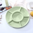 thumbnail image 4 of Back to School!Divider Tray Food Regeatable,Fruit Divider Tray with Lid,Candy Tray Nut Snacks Fruit Tray,Compartment Round Dried Fruit Tray,Squares Snacks Refreshment Tray Candy Snack Tray Organizer, 4 of 6