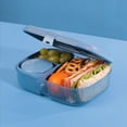 thumbnail image 2 of Sistema Ocean Bound Plastic Bento Box, 1.1 L Lunch Box, BPA-Free, Teal or Blue (Colour Not Selectable), 2 of 8