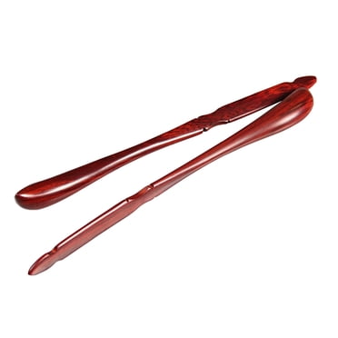 SHISUYAN 2pcs Rosewood Dulcimer Practice Hammers Large Dulcimer Hammers with Bucket (Brown)