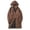 Coffee, variant on Lovzfmll Men's Long Trench Coat Drawstring Toggle Pockets Hooded Black, XL