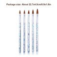 thumbnail image 4 of Ruiboury 1 Set Acrylic Nail Brush Professional Simple Manicure Pen Accessories Multipurpose Practical Painting Tools Nails Pens, 4 of 6