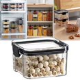 thumbnail image 1 of Airtight Food Storage Containers With Lids Kitchen Pantry Organization And Storage Plastic Scale Food Canisters For Cereal Flour Sugar Dry Food, 1 of 9