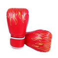thumbnail image 2 of Almencla Gants d'Entraînement de Boxe pour Adultes et Enfants, Sparring, MMA, Kick, Gants de Boxe et de Punching, Rouge Rouge, Adulte, 2 of 4
